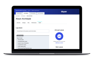 CloudPayroll integration screen