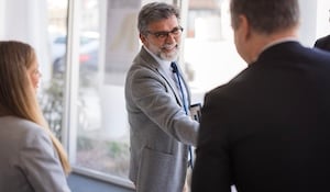 Employee finishes work