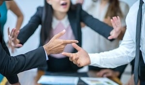 employees at mediation